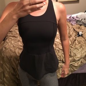 Lululemon peplum top and run swiftly top