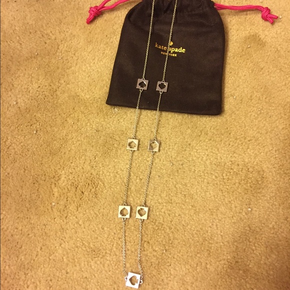 Kate spade "spade" necklace
