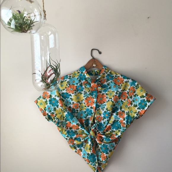 Vintage floral blouse - Picture 4 of 4