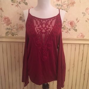 Embroidered Long Sleeved Blouse