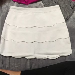 White skirt