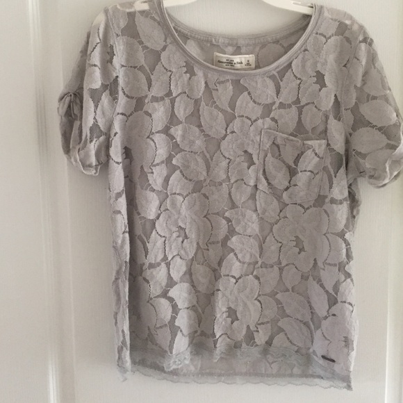 Lace Abercrombie tshirt