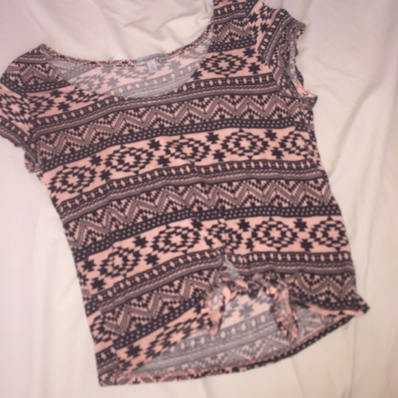 Small Aztec Charlotte Russe crop top