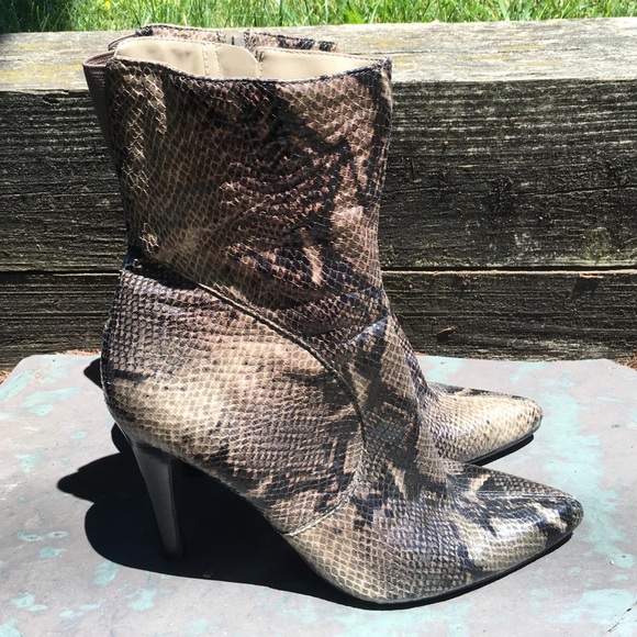Nine West Python Ankle boots - Picture 1 of 3