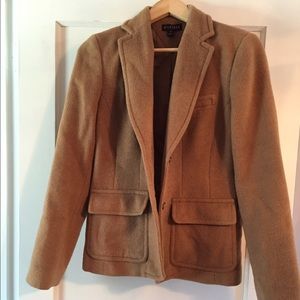 Tommy Hilfiger camel hair jacket short