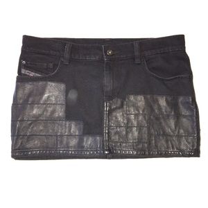 DIESEL WOMENS DENIM SKIRT