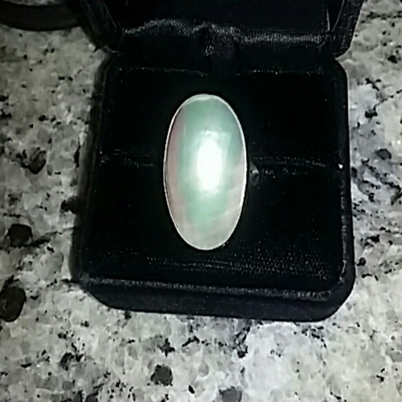 Sterling Silver and Pearl Ring