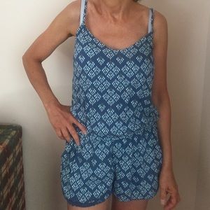 Hollister Tribal- style print Romper