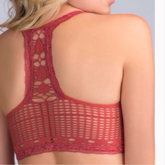 Lace Bralette , Racerback, crochet BRALETTE