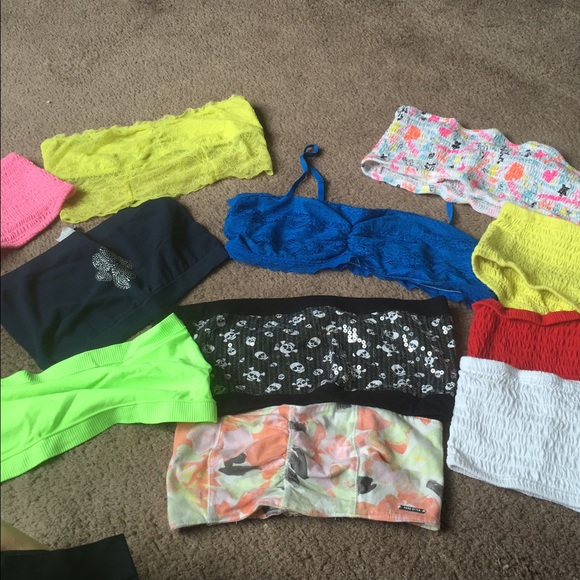 Lot of bandeaus tops. SALE SALE SALE!!!!