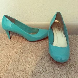 Size 11 teal heels