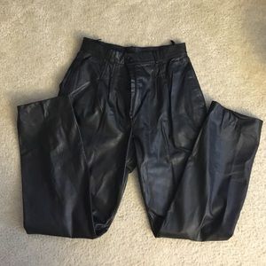 Genuine Leather Vintage Pants