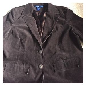 Corduroy brown blazer