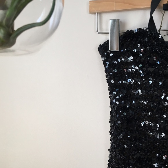 Black Sequined one piece - Picture 4 of 4