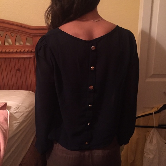 Navy blue top - Picture 2 of 2