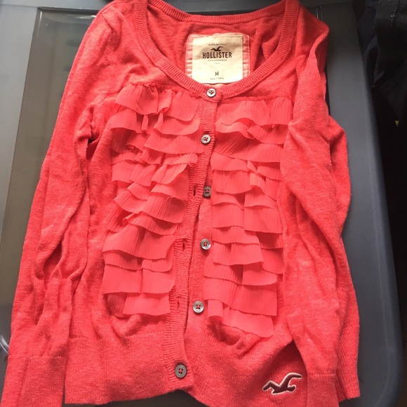 Hollister ruffle sweater