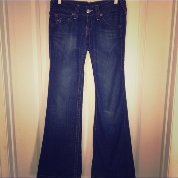 TRUE RELIGION WIDE LEG DENIM