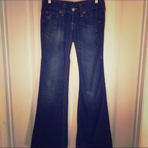 TRUE RELIGION WIDE LEG DENIM