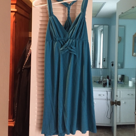 Teal element sundress