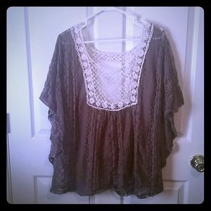 Maurices crocheted top