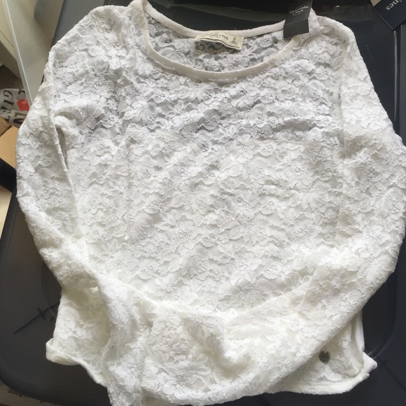 Lace Abercrombie long sleeve
