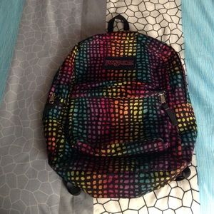 Jansport rainbow backpack