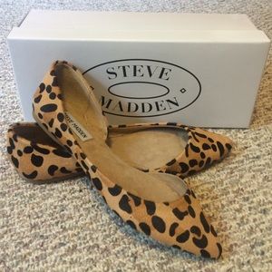Cheetah print flats