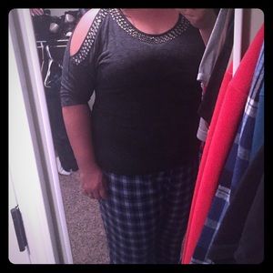 Lane Bryant Stunning Cold Shoulder Top DATE NIGHT