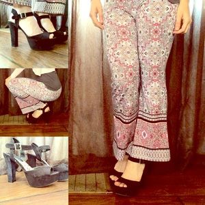 Steve Madden (Madden Girl) chunky velvet heels