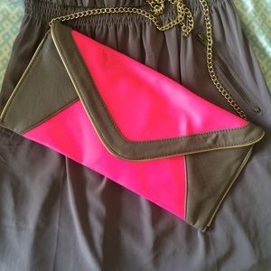 Steve Madden sexy, HOT PINK clutch