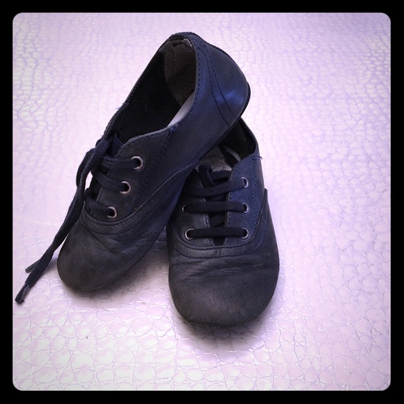 Kids Primigi Unisex blue distressed leather  shoes