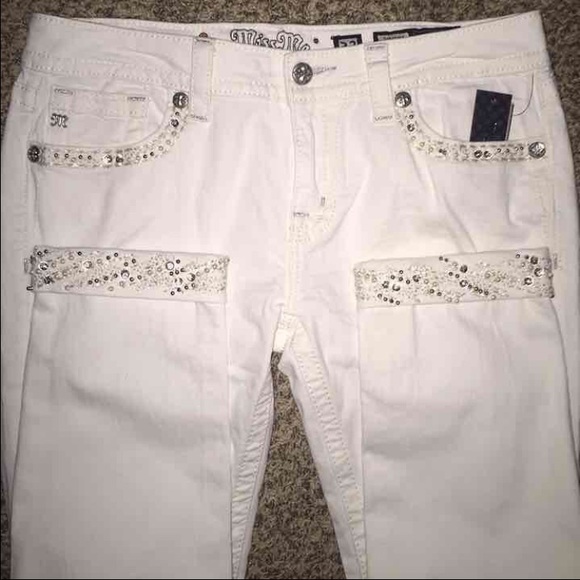 MISS ME 30 SKINNY ANKLE CUFFED JEANS!