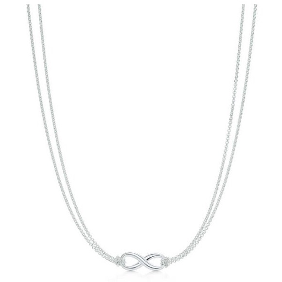 Tiffany Infinity Necklace in Sterling Silver