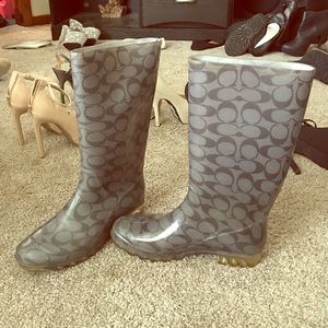 Coach Rain boots