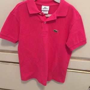 Girls Lacoste size 8 shirt