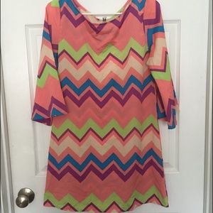 Auditions chevron dress