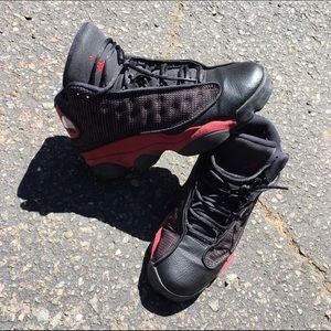 Jordan Retro 13 4y Bred Black Red