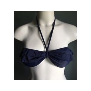 Hollister Navy Blue Bikini Top