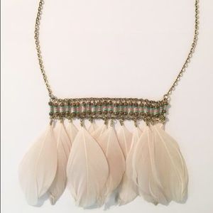 Feather Beaded Necklace