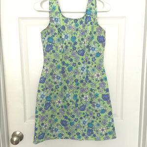 Floral form fitting short dress