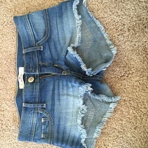 Holister jean shorts
