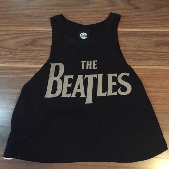 The Beatles ribbed crop top