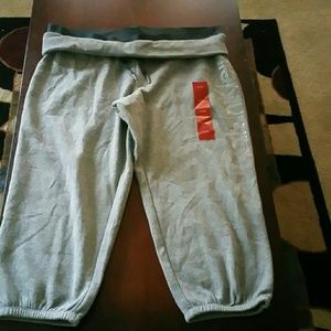 Women's Calvin Klein sweat pants capris