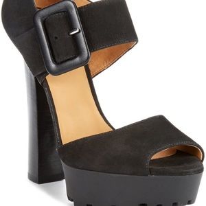 Chocolate SKYLER Lug Heels