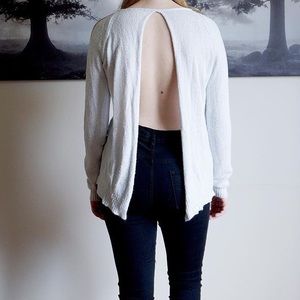 Brandy Melville Open Back Sweater