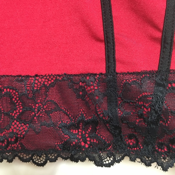 Naughty or nice red and black intimate apparel NWT - Picture 3 of 4
