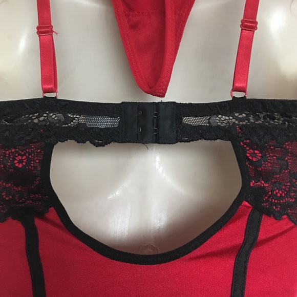 Naughty or nice red and black intimate apparel NWT - Picture 4 of 4