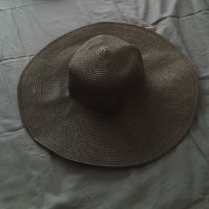 JCrew black floppy sun hat