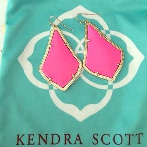 Neon Pink Kendra Scott Earrings