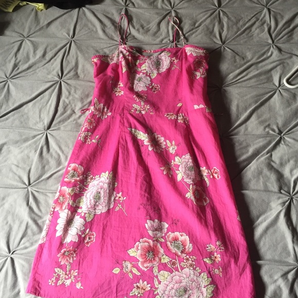 🌸PINK FLORAL DRESS🌺 - Picture 3 of 4